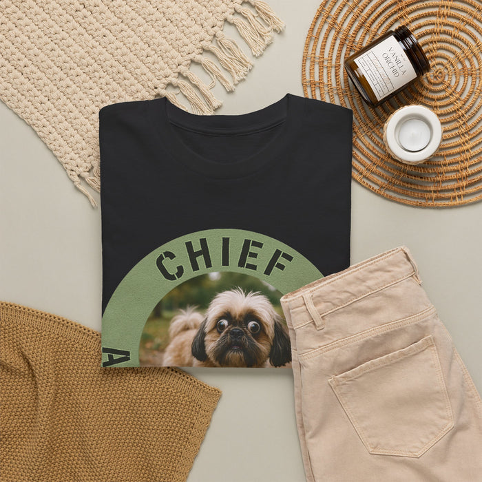 Chief Anxiety Officer Dog T-Shirt — Funny Cute Pekingese Graphic Tee