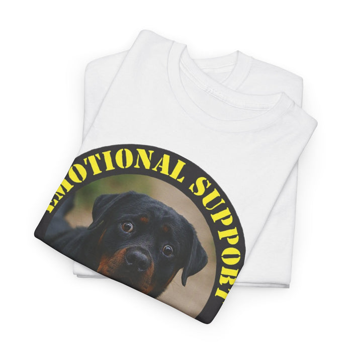 Emotional Support Human T‑Shirt – Rottweiler Pet Lover Tee