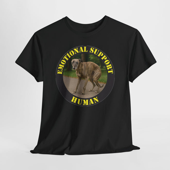 T-Shirt — "Emotional Support Human" Funny Dog Design