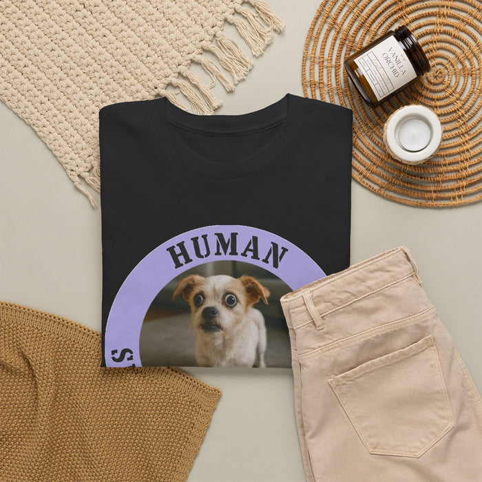 Human Security Blanket T-Shirt — Cute Dog Graphic Tee