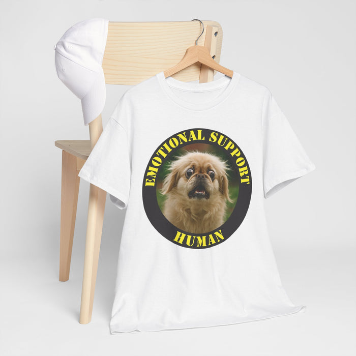 Emotional Support Human T‑Shirt — Funny Cute Dog Rescue Tee