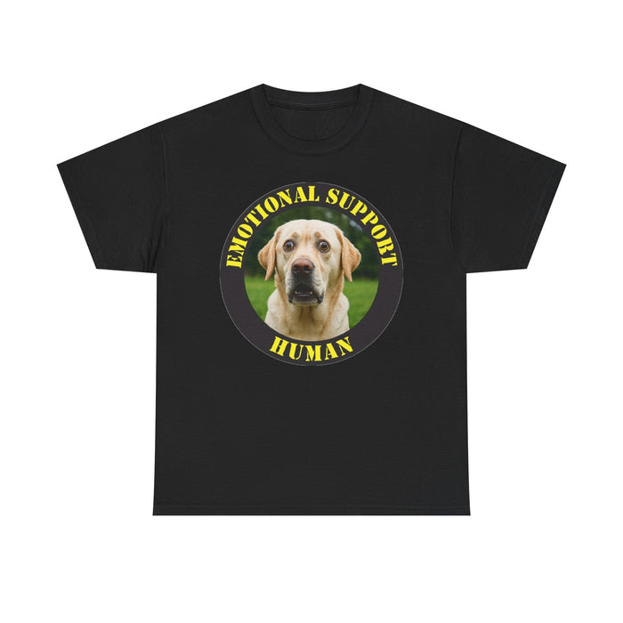 Emotional Support Human T-Shirt — Funny Labrador Pet Lover Tee