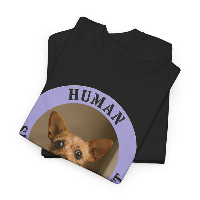 Dog Photo Tee — "Human Security Blanket" Cute Chihuahua Graphic T‑Shirt