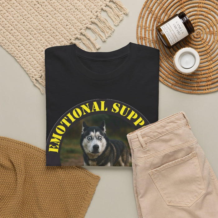 Emotional Support Human T‑Shirt — Funny Dog Support Shirt