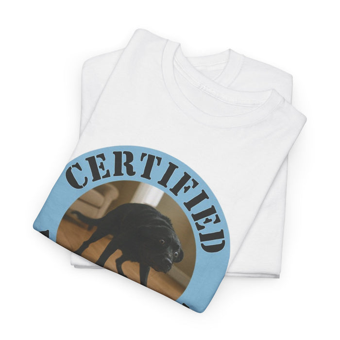 Certified Velcro Dog T-Shirt – Funny Vintage Pet Rescue Tee