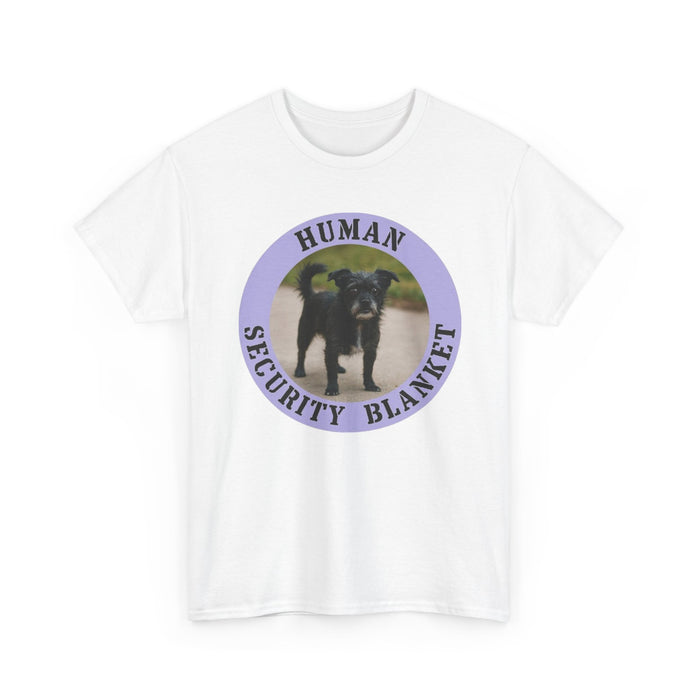 T-Shirt — “Human Security Blanket” Dog Photo Tee