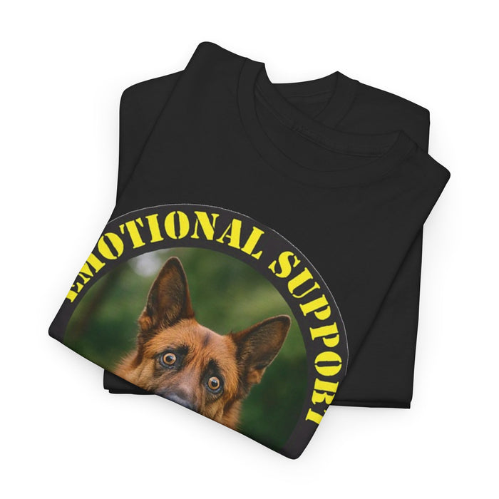 Emotional Support Human T‑Shirt — German Shepherd Dog Rescue Tee