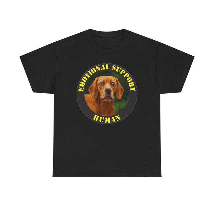 Emotional Support Human T-Shirt — Dog Portrait Graphic Tee