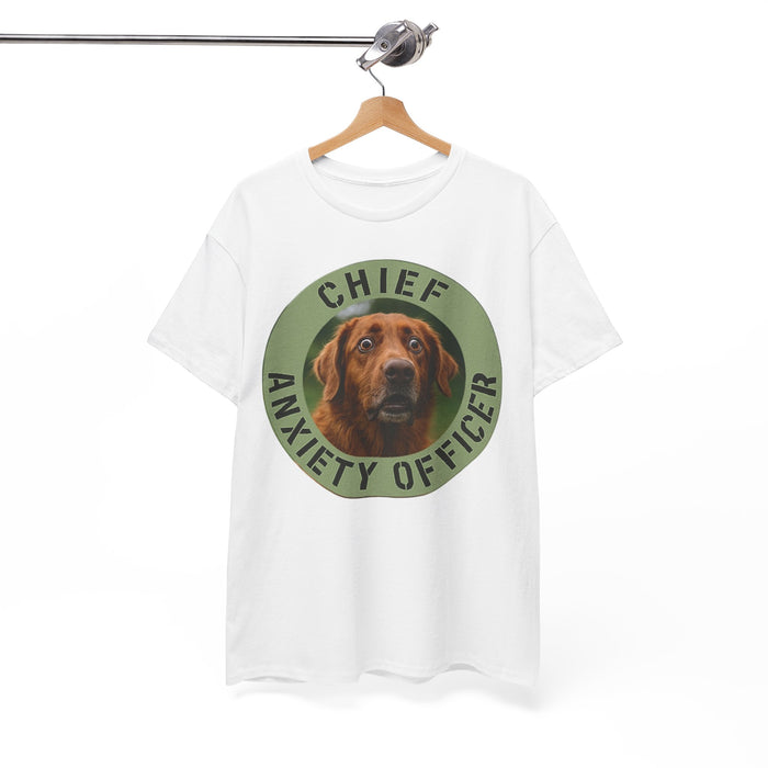 Chief Anxiety Officer T-Shirt – Funny Dog Graphic Tee