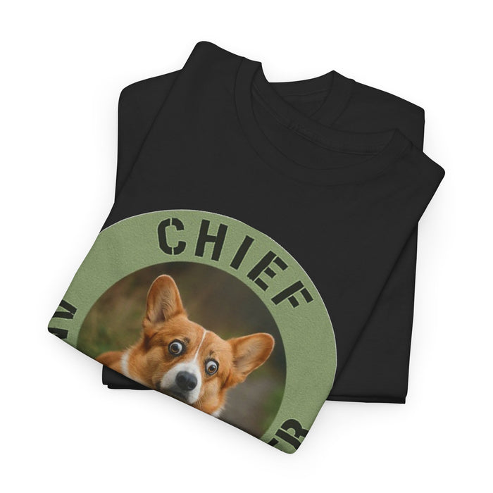 Chief Anxiety Officer T-Shirt — Cute Corgi Anxiety Officer Graphic Tee