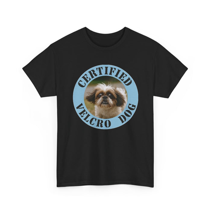 Certified Velcro Dog T‑Shirt — Cute Shih Tzu Pet Lover Tee