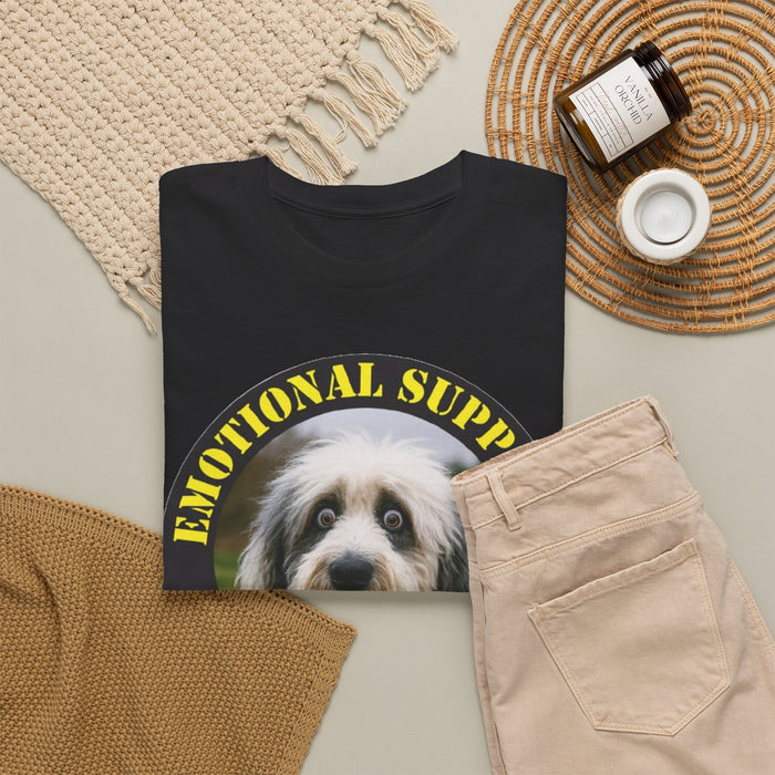 Emotional Support Human T-Shirt — Cute Dog Photo Graphic Tee