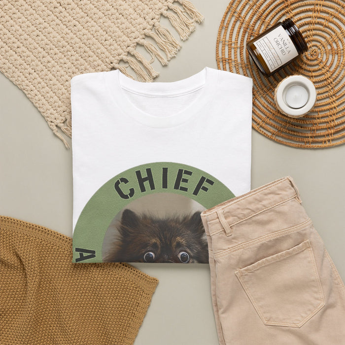 Chief Anxiety Officer Tee — Funny Dog Graphic T-Shirt