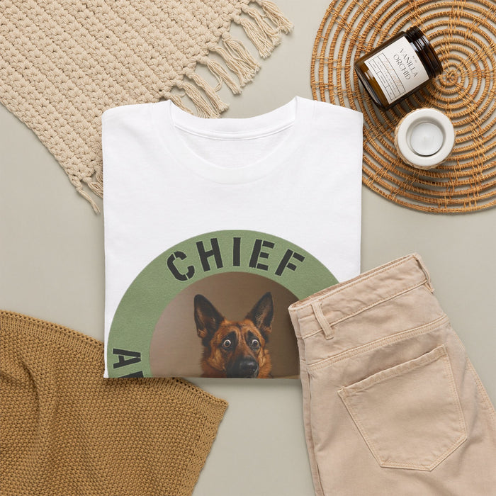 Chief Anxiety Officer T-Shirt — Funny Dog Graphic Tee