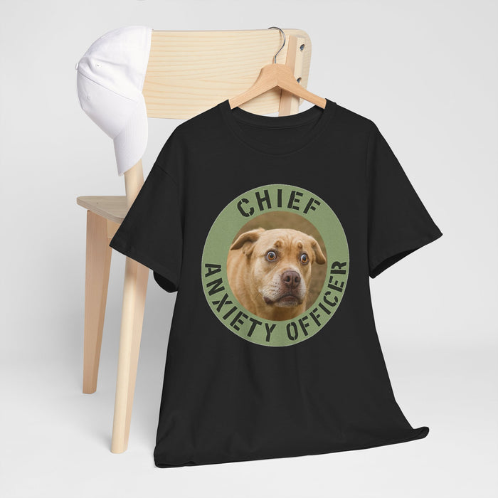 Chief Anxiety Officer Dog T-Shirt