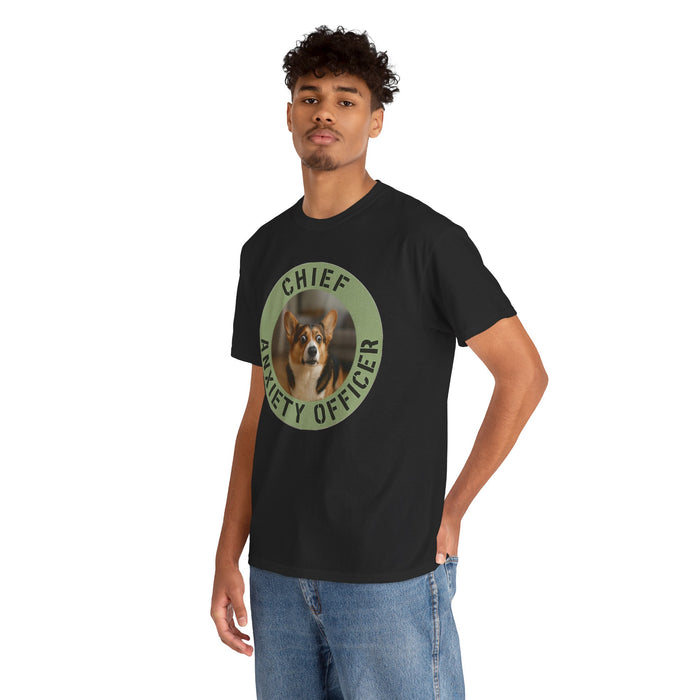 Chief Anxiety Officer Dog T-Shirt — Funny Pet Lover Tee