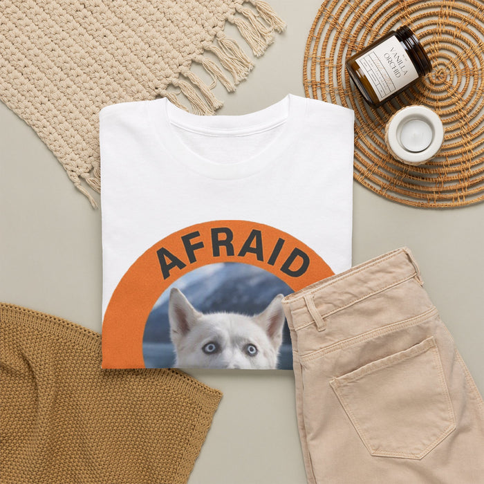 Husky Afraid But Trying Tee