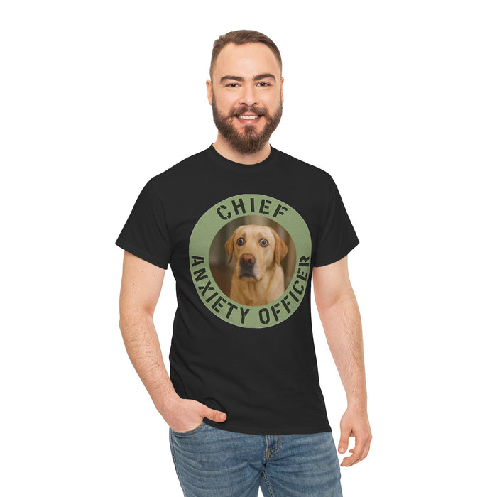 Chief Anxiety Officer Dog T-Shirt — Funny Pet Lover Tee