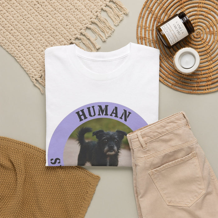 T-Shirt — “Human Security Blanket” Dog Photo Tee