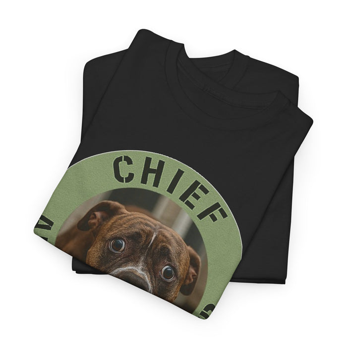 Chief Anxiety Officer Dog T-Shirt - Funny Pet Lover Tee