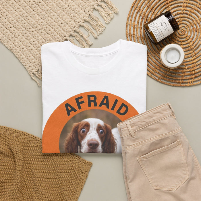 Spaniel Afraid But Trying Dog T‑Shirt