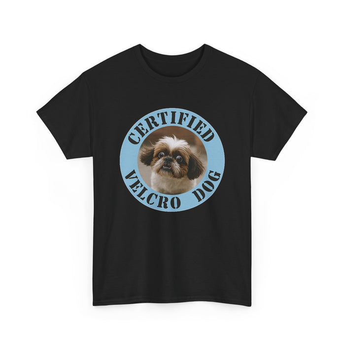Certified Velcro Dog T‑Shirt — Funny Shih Tzu Pet Tee