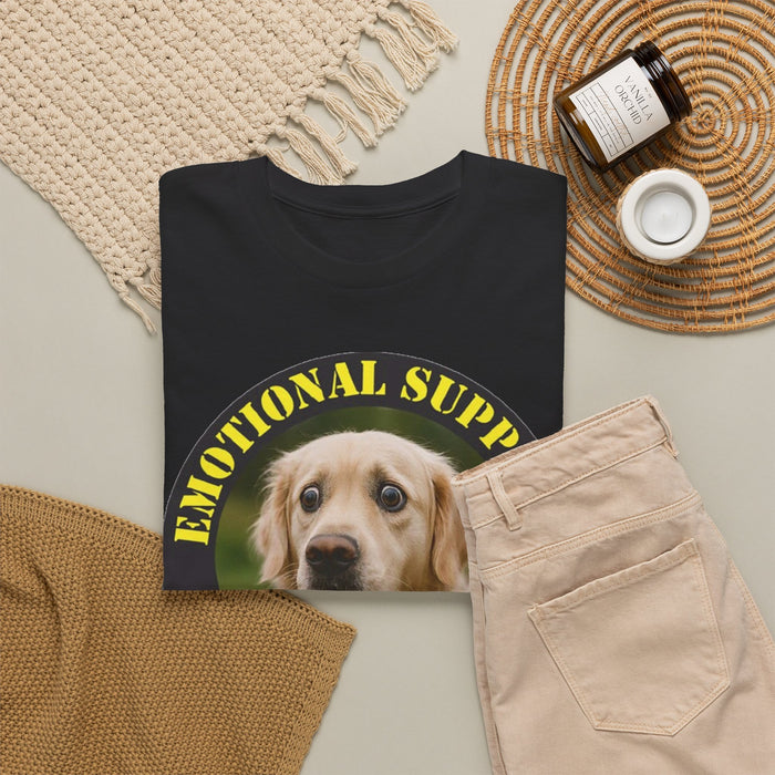 Emotional Support Human Tee — Cute Labrador Pet Therapy T‑Shirt