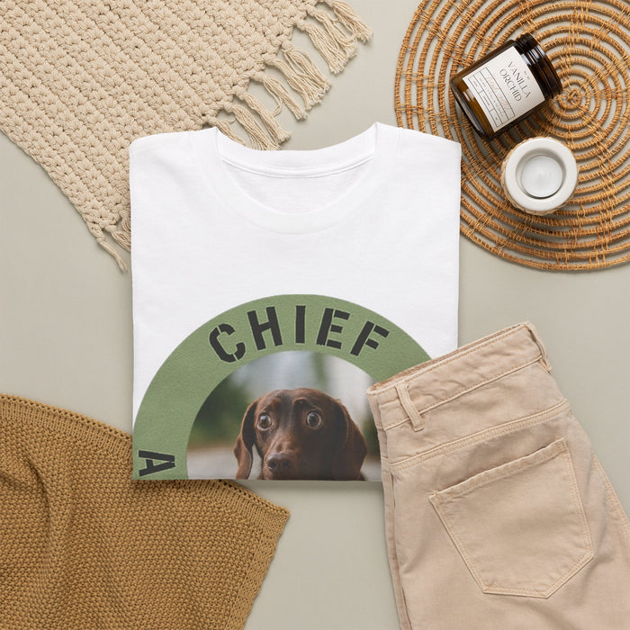 Chief Anxiety Officer T-Shirt — Funny Dog Graphic Tee for Pet Lovers