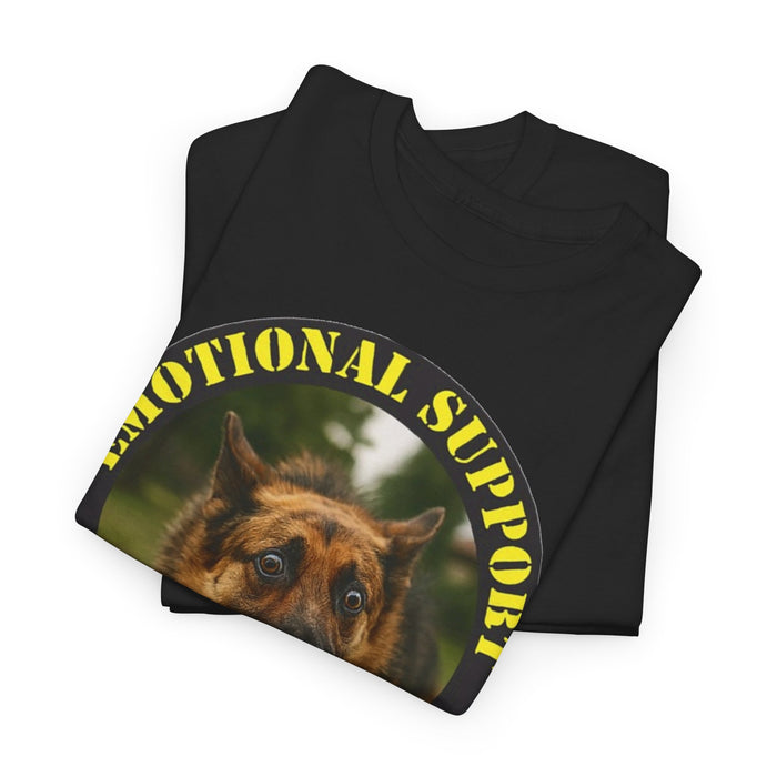 Emotional Support Human T-Shirt — Funny German Shepherd Pet Lover Tee