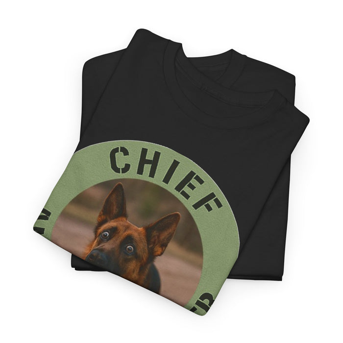 Chief Anxiety Officer Dog T-Shirt — Funny Pet Lover Tee