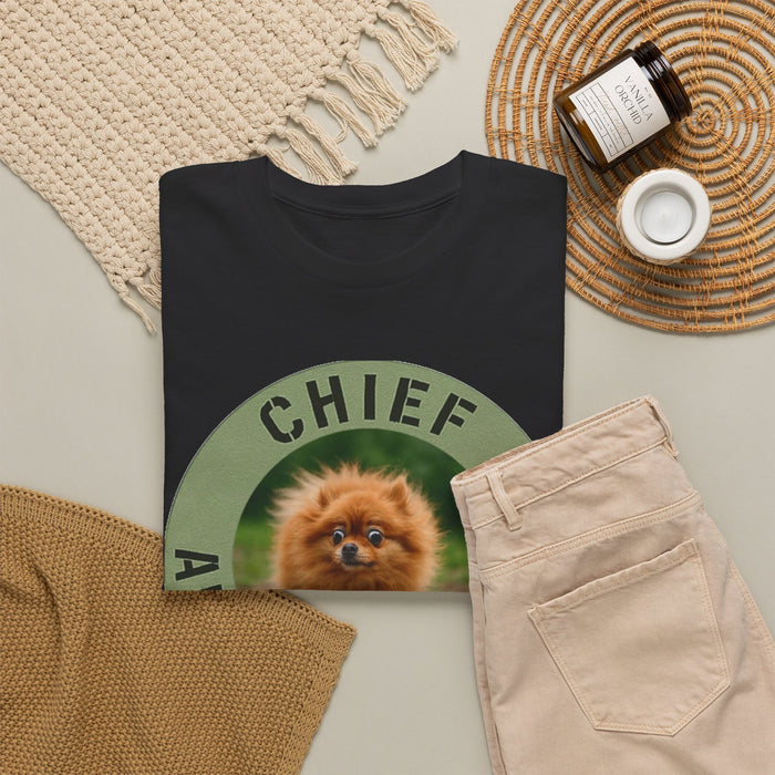 Chief Anxiety Officer T-Shirt – Funny Pomeranian Anxiety Graphic Tee