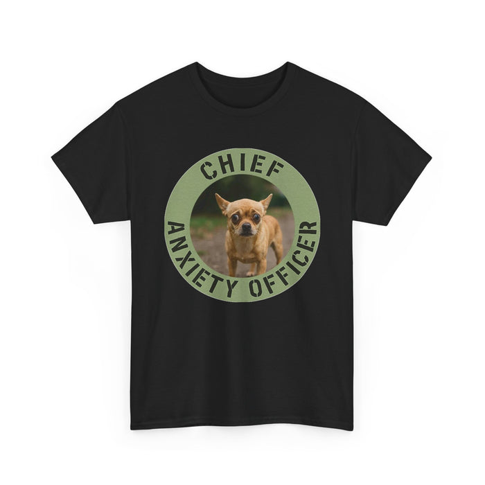 Chief Anxiety Officer T-Shirt — Funny Dog Graphic Tee