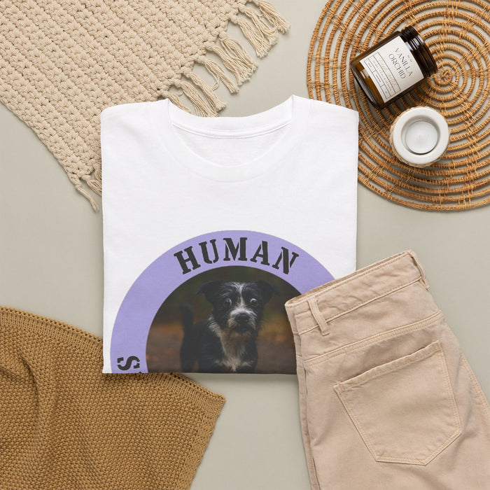 Human Security Blanket T-Shirt — Funny Dog Lover Tee
