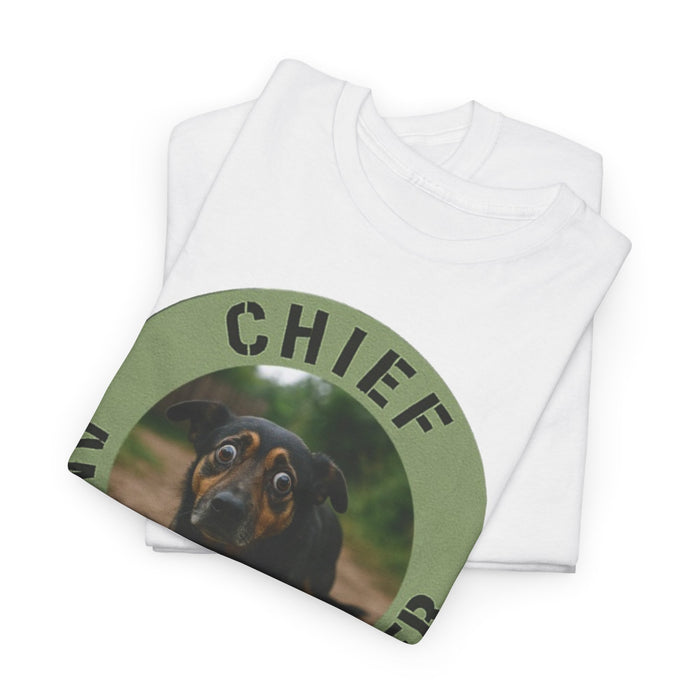 Chief Anxiety Officer T-Shirt — Funny Dog Anxiety Officer Tee