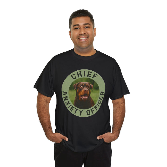 Chief Anxiety Officer Dog T-Shirt – Funny Pet Lover Tee