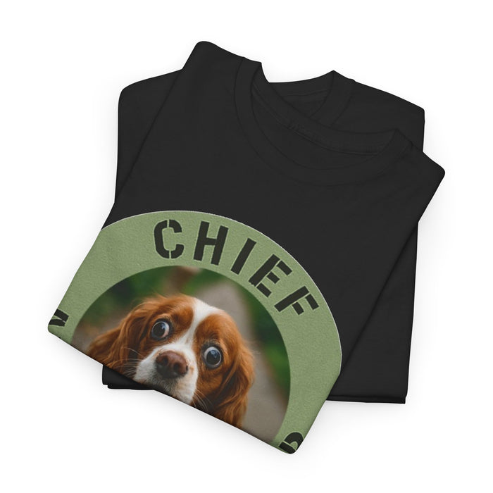 Chief Anxiety Officer T-Shirt — Funny Dog Graphic Tee for Pet Lovers