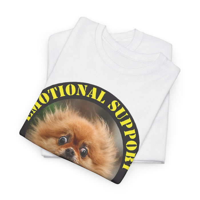 Emotional Support Human T-Shirt — Cute Pomeranian Therapy Tee