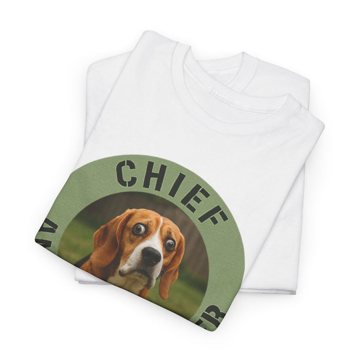 Chief Anxiety Officer Beagle T-Shirt — Funny Dog Lover Tee