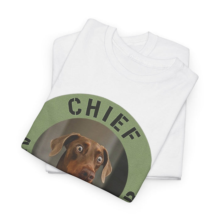 Chief Anxiety Officer T-Shirt – Funny Dog Tee for Anxious Pet Lovers