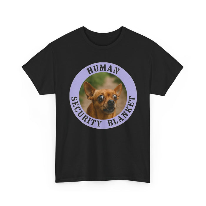 T‑Shirt — "Human Security Blanket" Chihuahua Graphic Tee