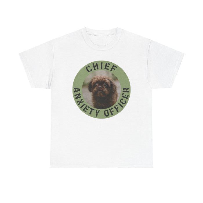 Chief Anxiety Officer T-Shirt — Funny Dog Graphic Tee