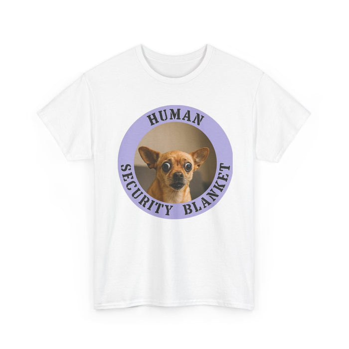 Human Security Blanket T-Shirt — Cute Chihuahua Pet Lover Tee