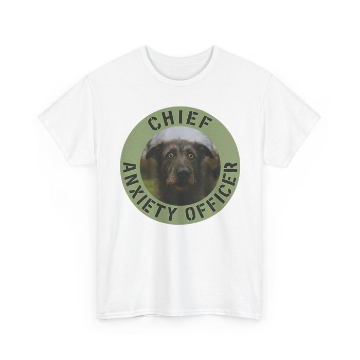 Chief Anxiety Officer T-Shirt — Funny Dog Pet Owner Tee