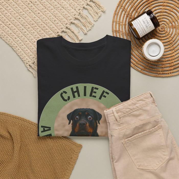 Chief Anxiety Officer Dog T-Shirt – Funny Rottweiler Pet Tee