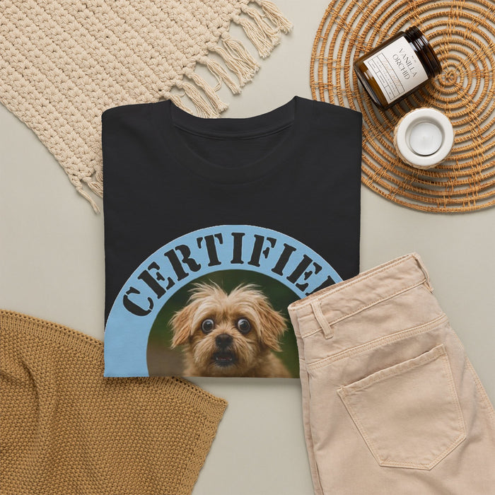 Maltese Certified Velcro Dog T-Shirt — Cute Pet Photo Tee for Dog Lovers