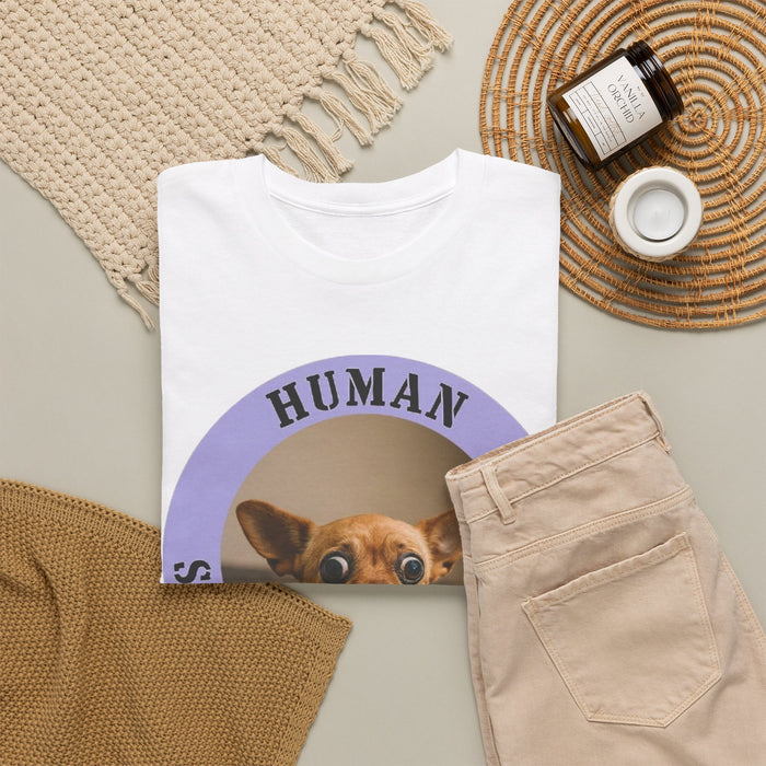 Human Security Blanket T-Shirt — Cute Chihuahua Pet Lover Tee