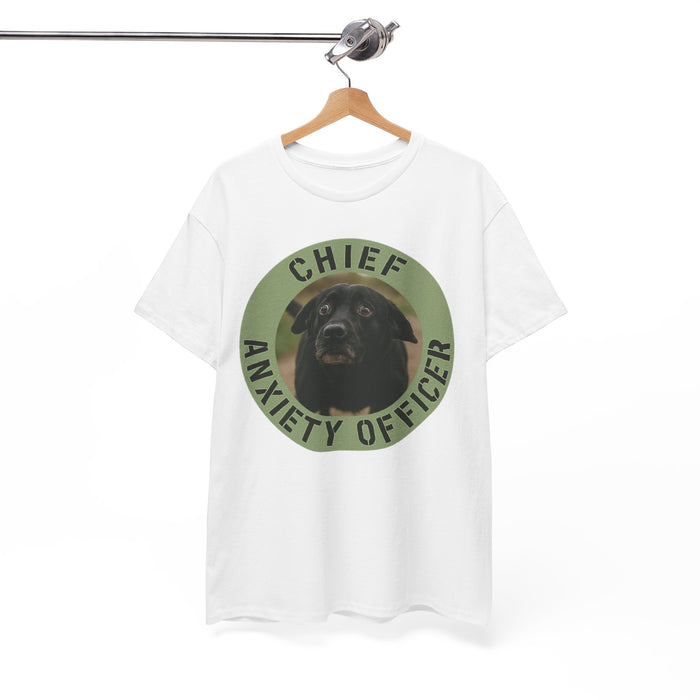 Chief Anxiety Officer T‑Shirt — Funny Dog Graphic Tee for Anxious Dog Lovers