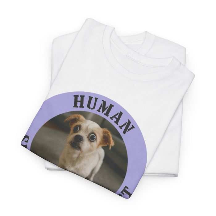Human Security Blanket T-Shirt — Cute Dog Graphic Tee