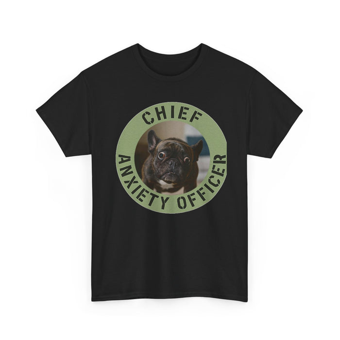 Chief Anxiety Officer T-Shirt — Funny Dog Graphic Tee