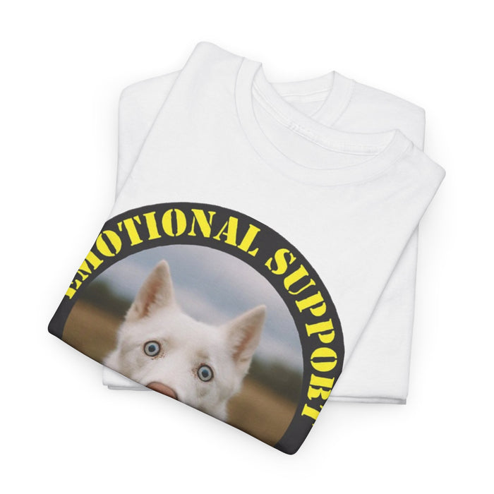 T‑Shirt — "Emotional Support Human" Husky Rescue Tee